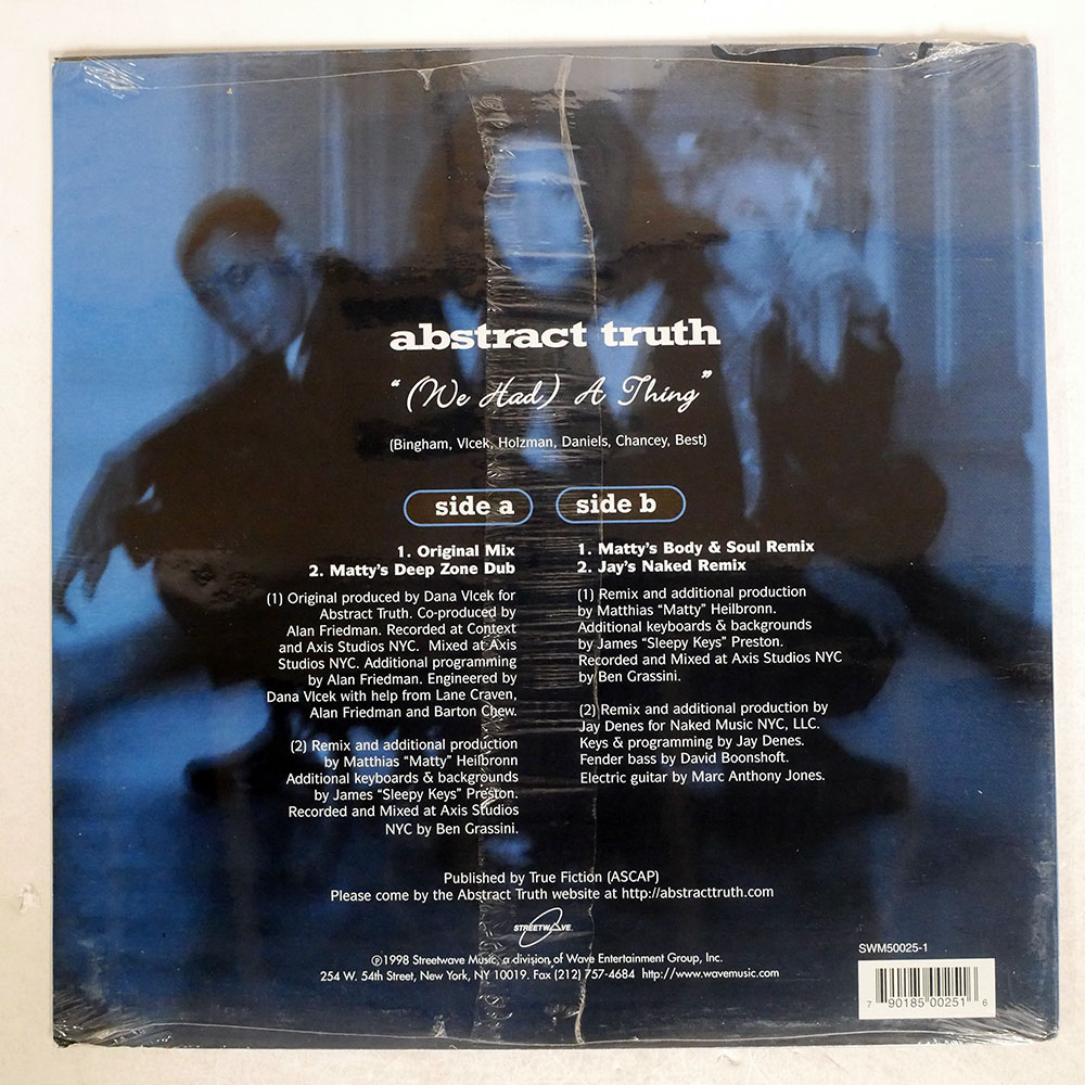 ABSTRACT TRUTH / (WE HAD) A THING