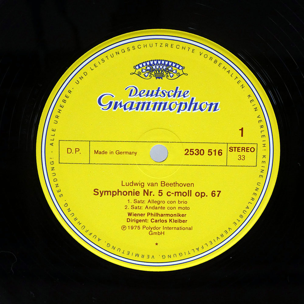 CARLOS KLEIBER = カルロス・クライバー / Beethoven Symphonie Nr. 5 = ベートーヴェン 交響曲第5番