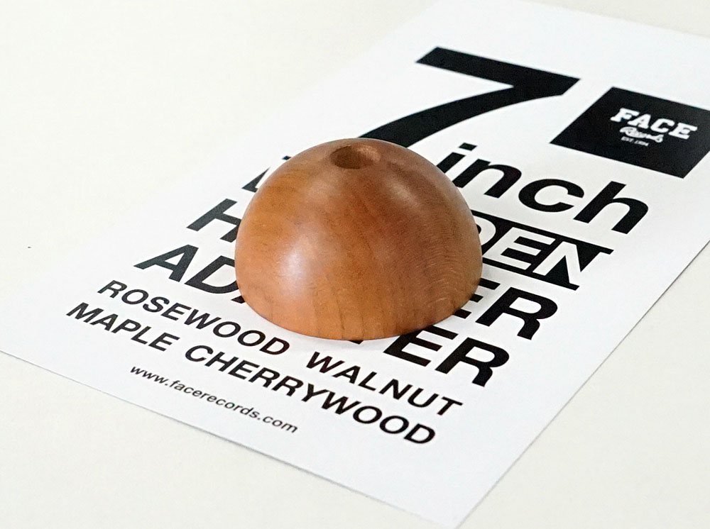 7インチ(EP)木製ホルダーアダプター 山桜 / １個