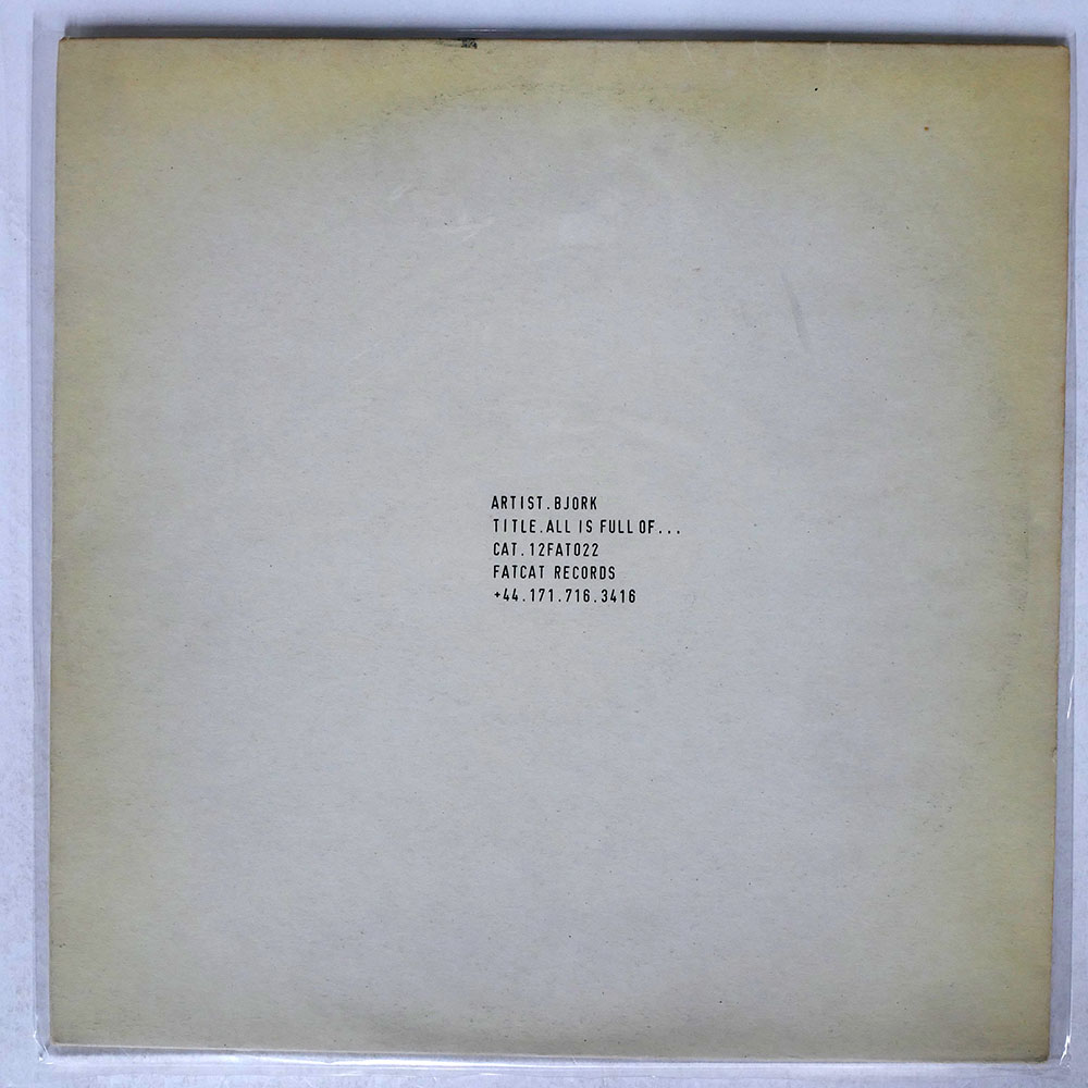 BJORK / ALL IS FULL OF ...