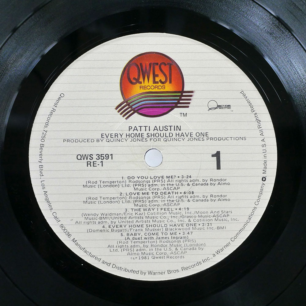 PATTI AUSTIN / QUINCY JONES PRESENTS - EVERY HOME SHOULD HAVE ONE