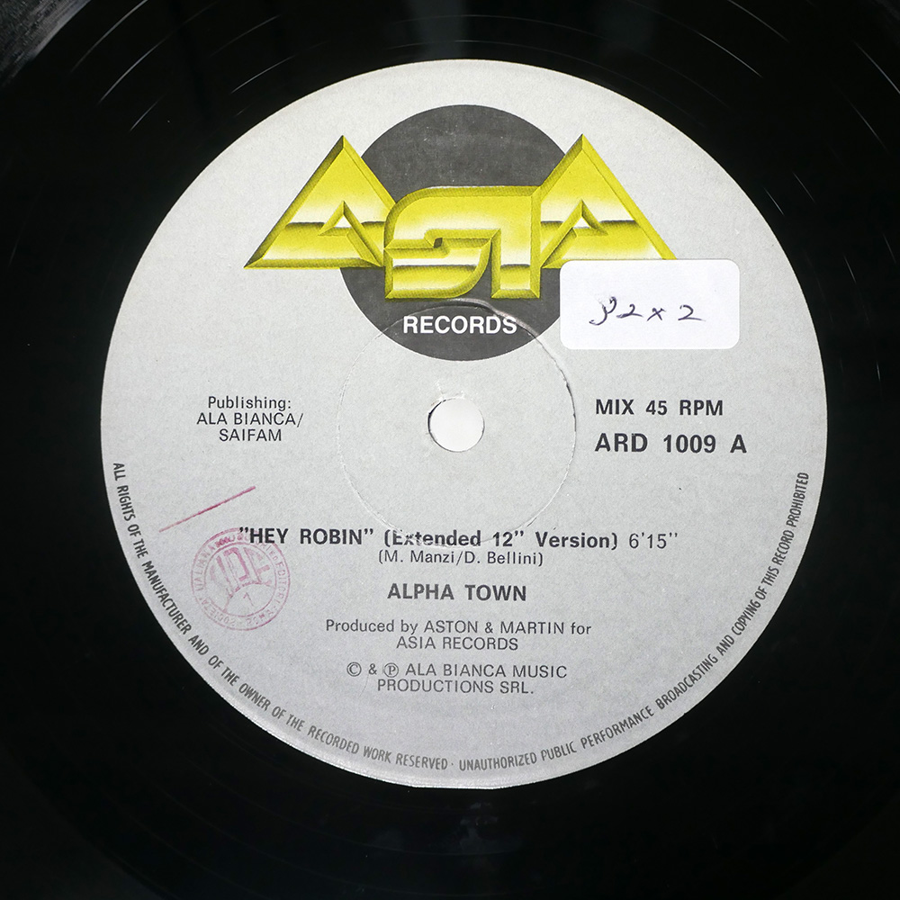 ALPHATOWN / HEY ROBIN