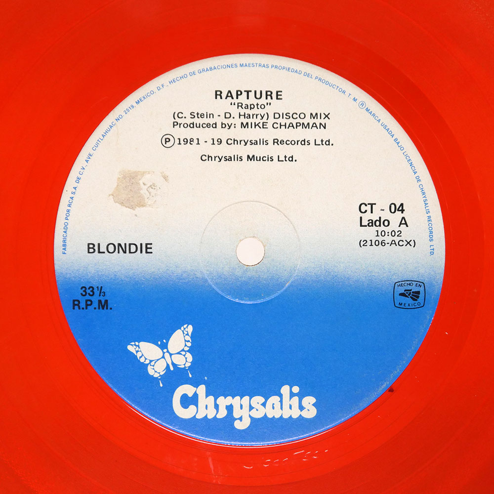 BLONDIE / RAPTURE = RAPTO