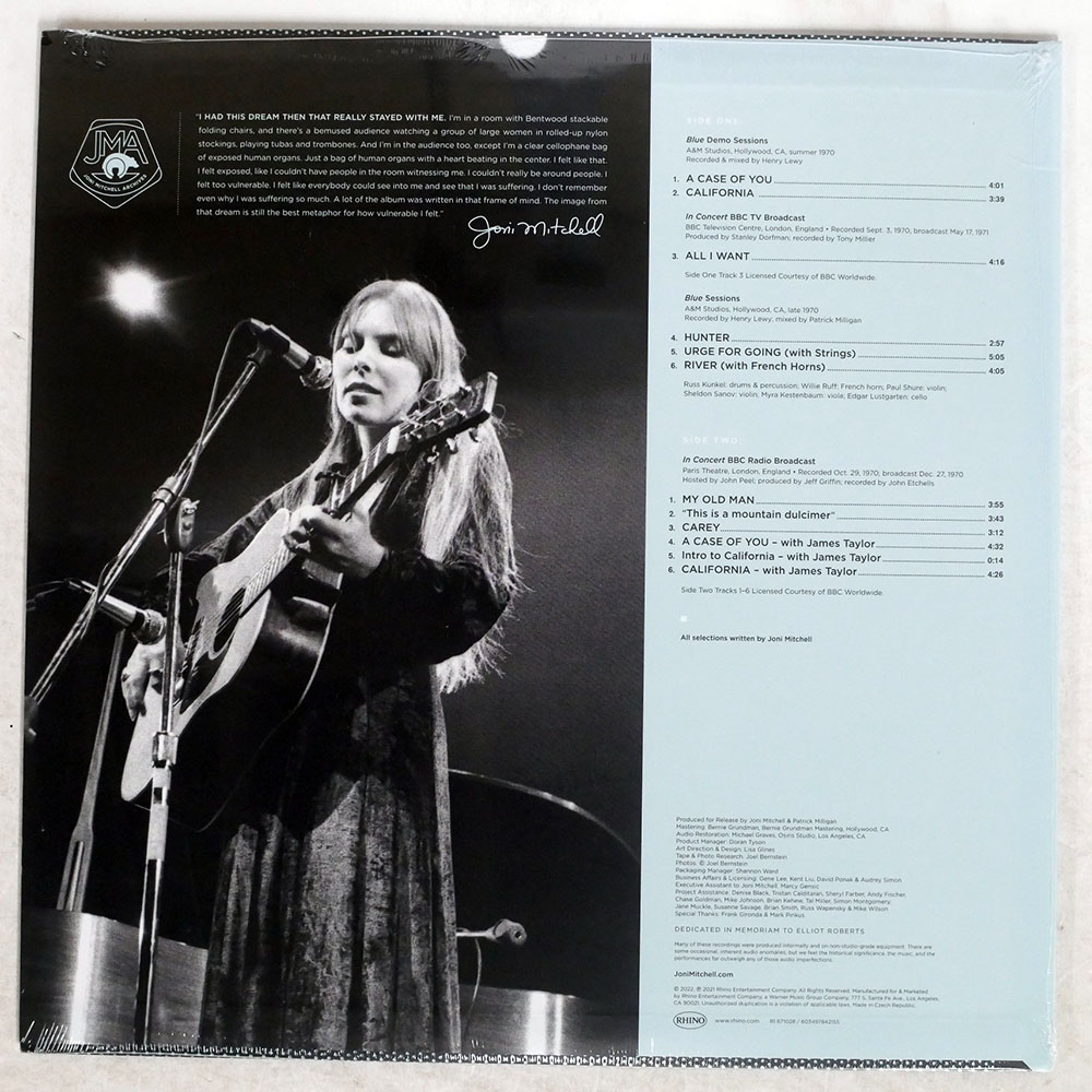 JONI MITCHELL / BLUE HIGHLIGHTS
