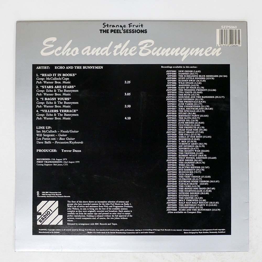 ECHO & THE BUNNYMEN / PEEL SESSIONS