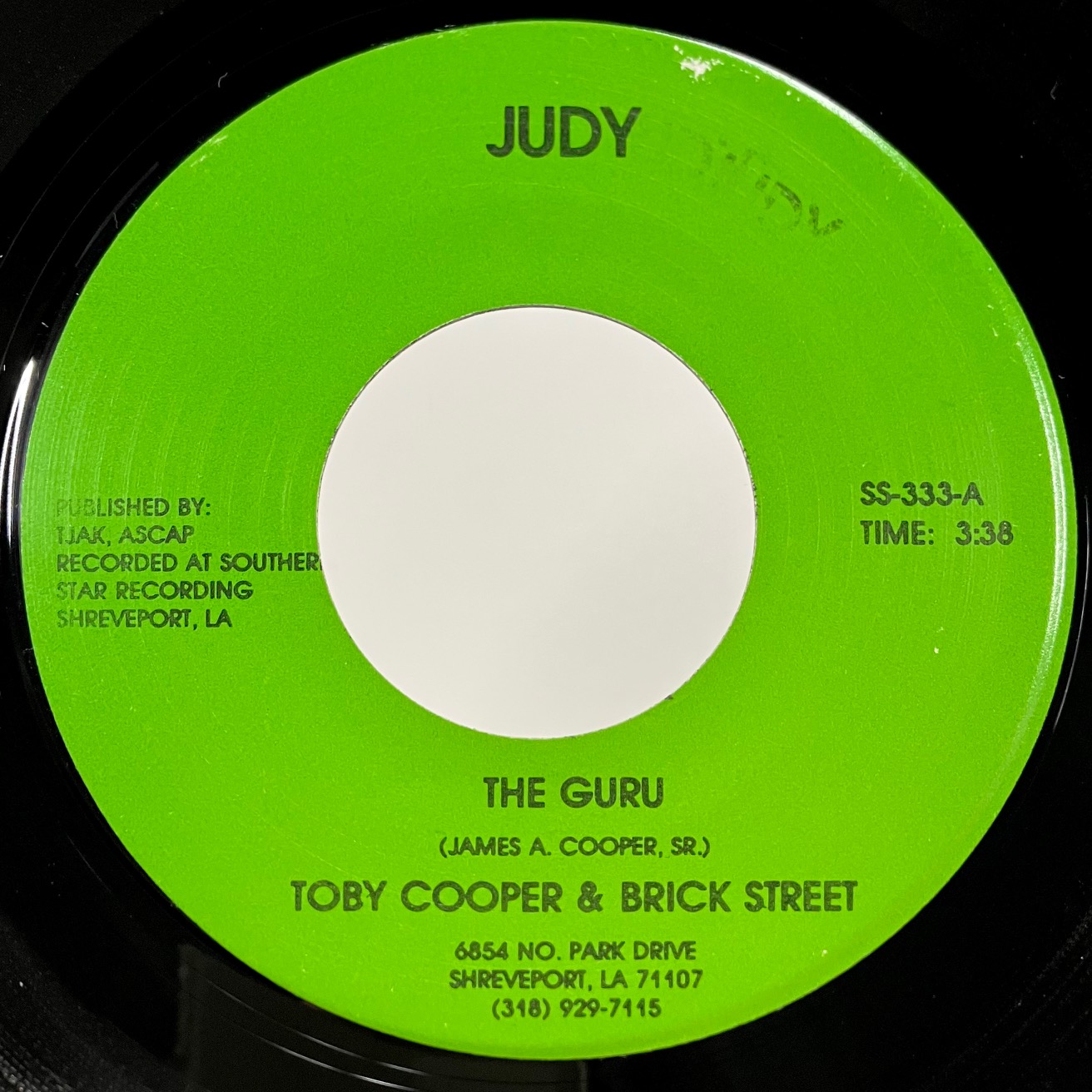 TOBY COOPER & BRICK STREET / GURU