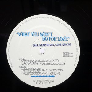 BOBBY CALDWELL/ WHAT YOU WON'T DO FOR LOVE (ALL STAR REMIX, CLUB REMIX)