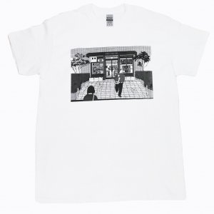 TS-21SS002 GENERAL RECORD STORE 5th ANNIVERSARY T-SHIRTS WH L / WHITE L