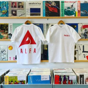 TS-21SSNY005 ALFA MUSIC × FACE RECORDS NYC T-SHIRTS S (WHITE / RED) / ALFA MUSIC × FACE RECORDS NYC T-SHIRTS S (WHITE / RED)