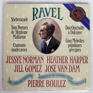 Boulez/ Ravel : SONGS OF MAURICE RAVEL