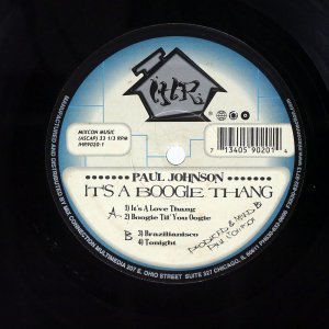 PAUL JOHNSON / IT'S A BOOGIE THANG